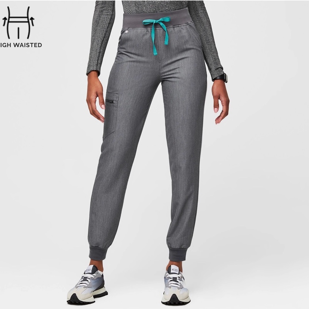 FIGS High Waisted Zamora Jogger Scrub Pants Sz M